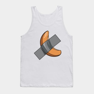 Peach stuck on with some duct tape Tank Top